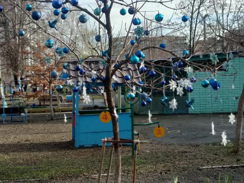 ЗИМНЯЯ СКАЗКА НА УЧАСТКАХ ДЕТСКОГО САДА